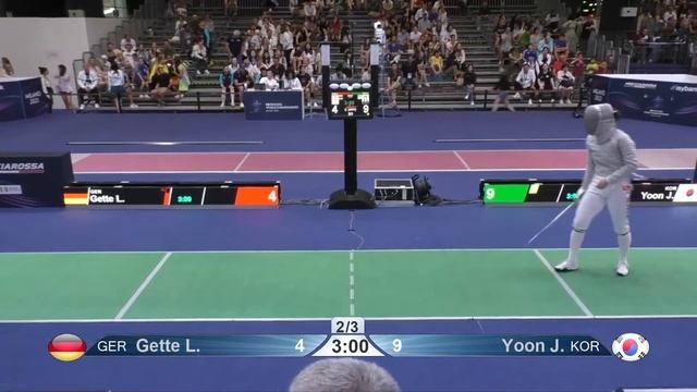 World Championships 2023 SWS - L32 - Lisa Gette GER v Yoon Jisu KOR смотреть онлайн