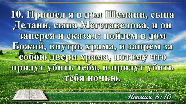ВидеоБиблия Книга Неемии без музыки глава 6 Соколов смотреть онлайн