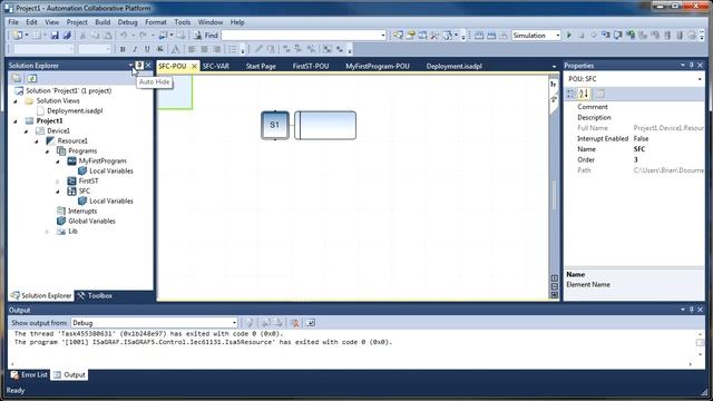 ISaGRAF Getting Simulation working and the different program types смотреть онлайн
