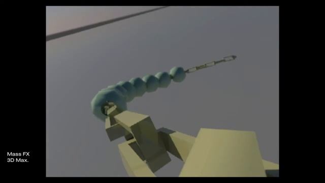 3D max Experiment with Chains, wind, and cloth. смотреть онлайн