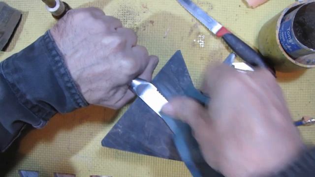 как ПОЛИРОВАТЬ НОЖ обработка косых спусков и принципы работы смотреть онлайн