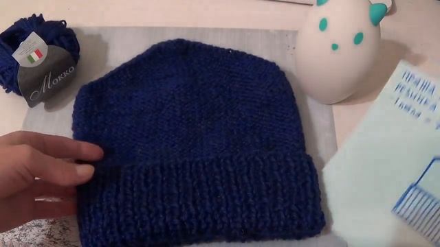 Шапка спицами  / Пряжа SEAM MOKKO