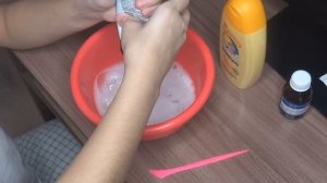 Слайм без клея из воды,шампуня,пасты ЛИЗУН от Megan slime