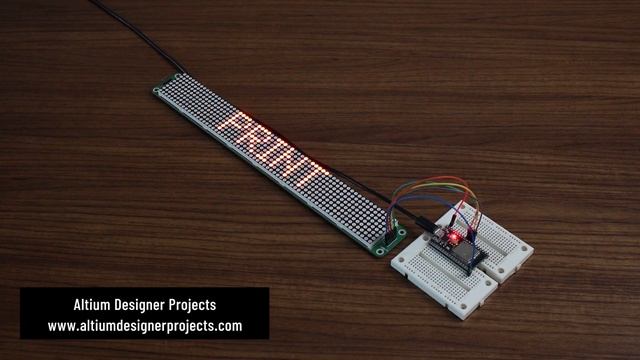 Parola Library Examples with MAX7219 Display and ESP3212 смотреть онлайн