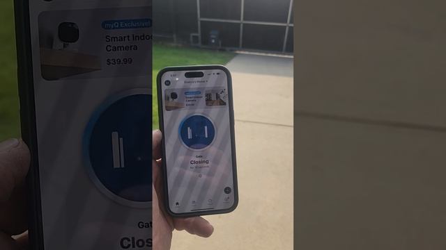 Liftmaster MyQ Smart Gate Application in action. смотреть онлайн