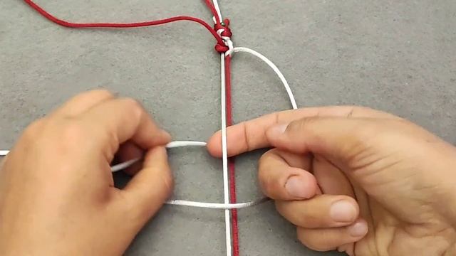 How to make a bracelet with two colors and four threads? | Spiral Friendship Bracelet with Beads смотреть онлайн