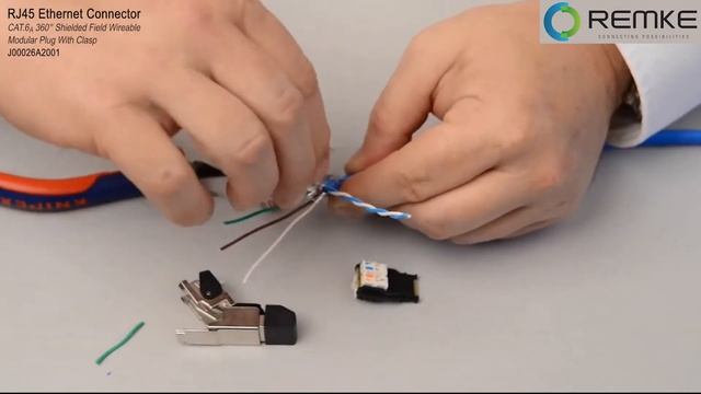 Remke RJ45 Ethernet Connector Plug With Clasp - Field Assembly смотреть онлайн