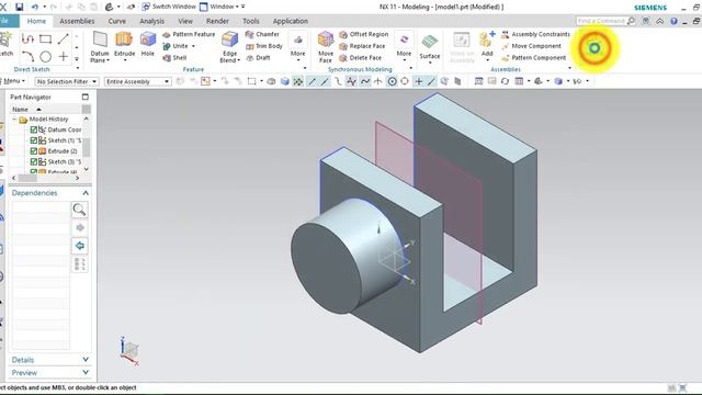 🌍 UNIGRAPHICS/NX TUTORIALS || Beginners Tutorial || Exercise - 3