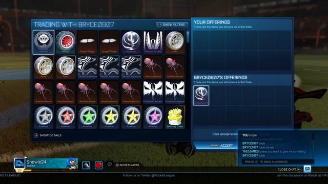 Rocket League 2018!! Trades, Chill Games and More!!! 5k Sub Giveaway!! смотреть онлайн