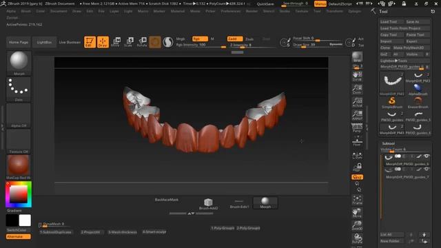 2EZ Dental Zbrush 2019 смотреть онлайн