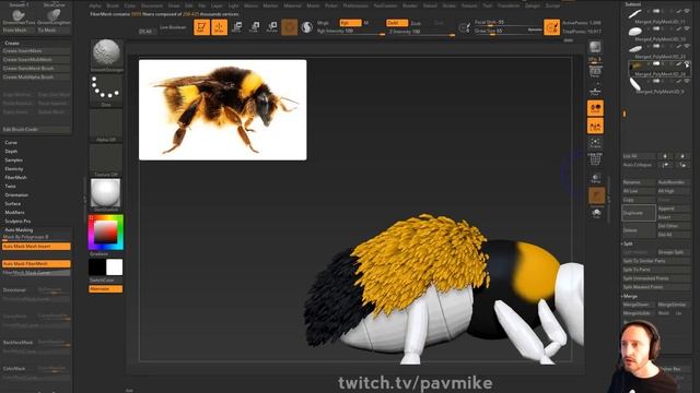 ZBrush 2018 Fibermesh Fur Render 05/31/2018 смотреть онлайн