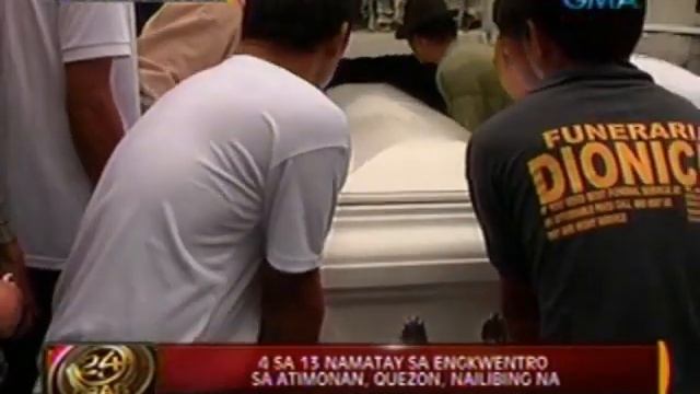 24 Oras: 4 sa 13 namatay sa engkwentro sa Atimonan, Quezon, nailibing na смотреть онлайн