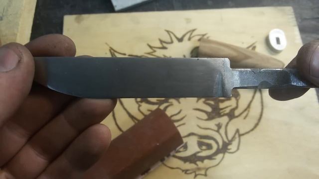 Нож из напильника простыми инструментами своими руками Часть 1 смотреть онлайн