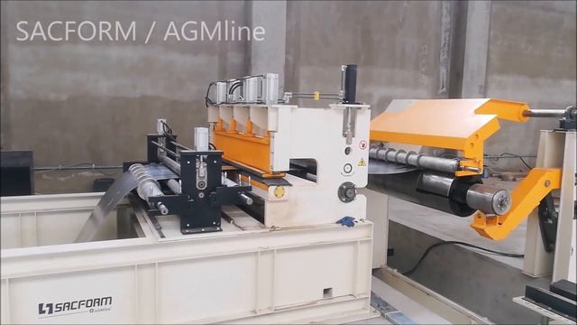 Rulo Sac Dilme Hattı SACFORM / AGMline Coil Slitting Line смотреть онлайн