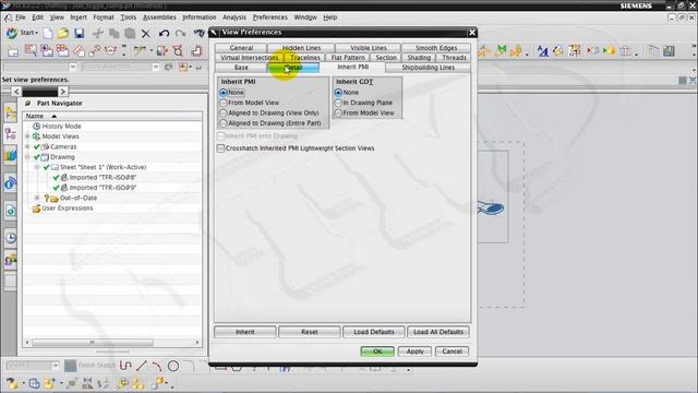 NX8 - Change line color in Drafting смотреть онлайн