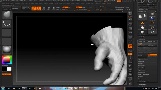 ZBrush 4 Beginner's Tutorials | zbrush sculpting tutorial for beginners| hulk pt 12 смотреть онлайн