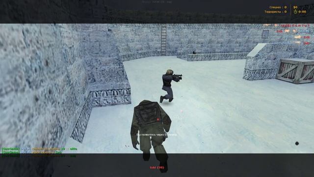 cs 1.6 gungame Токи зарубился с DUEMI на Винтермап смотреть онлайн