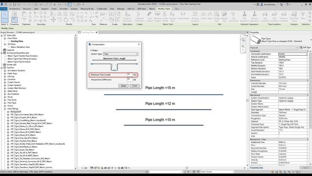 Wavin Revit Plugin - Compensation feature смотреть онлайн