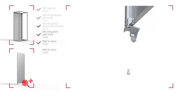 Mounting plate adjustment brackets, MPD | nVent HOFFMAN смотреть онлайн