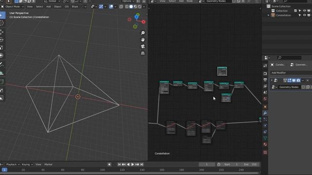 How to make Constellations in Blender [Tutorial] смотреть онлайн