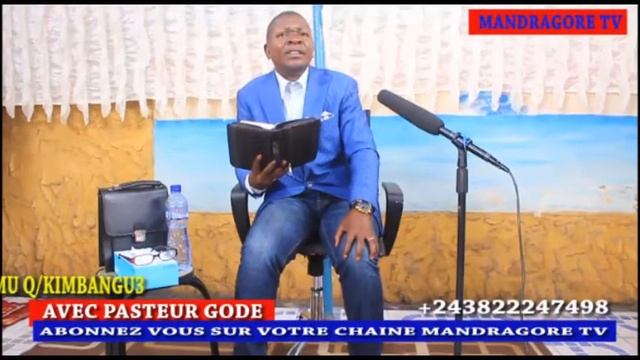 PREDICATION THEME MANDRAGORE  AVEC PASTEUR GODE