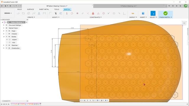 Fusion 360 - Pattern Masking смотреть онлайн