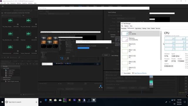 Ryzen 1920x HEVC Export Premiere PRO смотреть онлайн