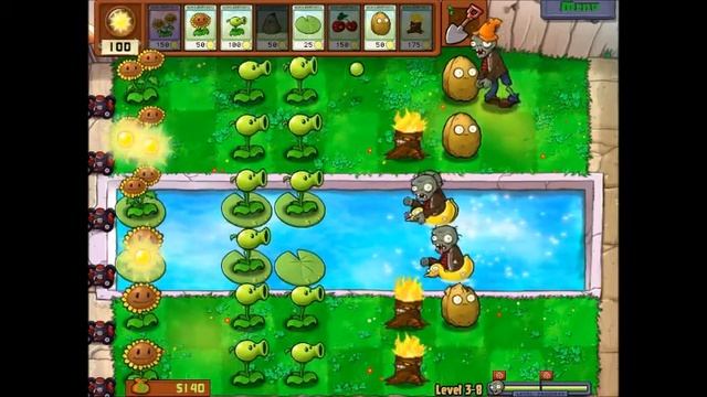 Прохождение игры Растение против Зомби часть 7 смотреть онлайн