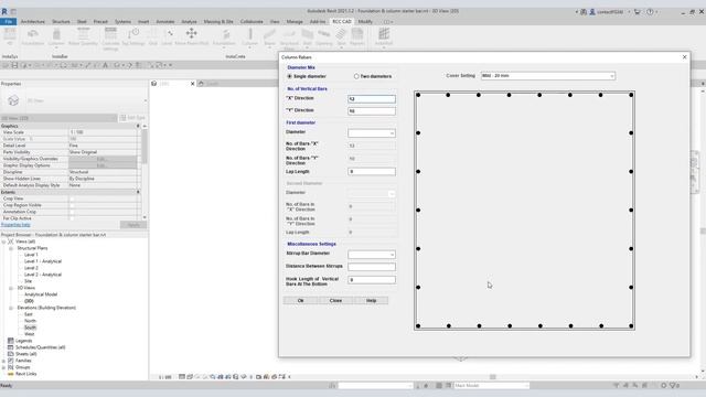 Revit app InstaBar | How to place rebars in the foundations & columns? Best practice! смотреть онлайн