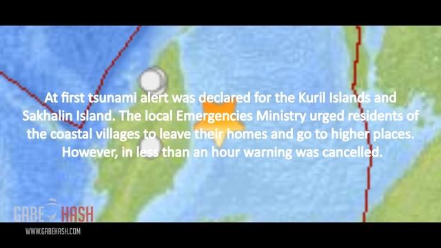 EARTHQUAKE 8,3 HIT EASTERN OF RUSSIA MAY 24, 2013 (TSUNAMI ALERT CANCELLED)