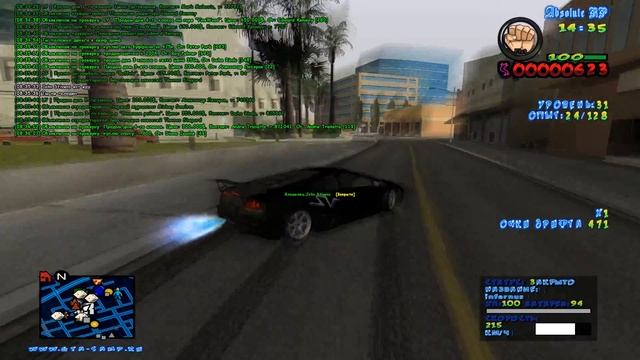 GTA samp. mini DRIFT на ABS 1 [Infernus] смотреть онлайн
