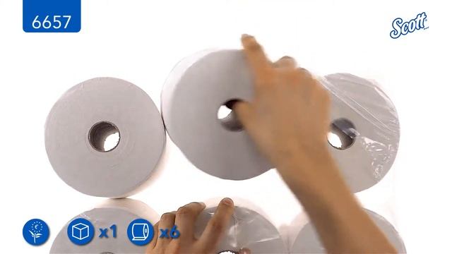 6657 SCOTT® Slimroll Hand Towel Roll смотреть онлайн