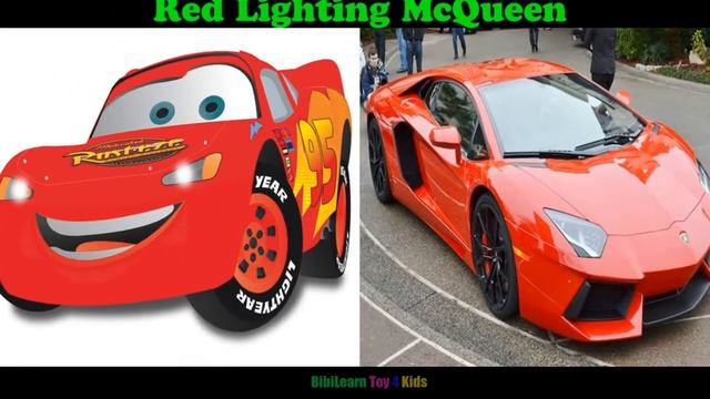 Lightning MC Queen - Lamborghini Cars In Real Life