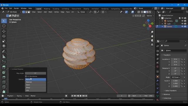 Lesson 35 Limited Dissolve || Blender Tutorial смотреть онлайн