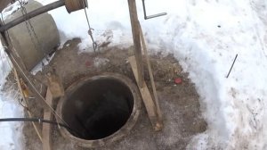 как бороться с плывуном углубление глубокого  колодца на 3 кольца