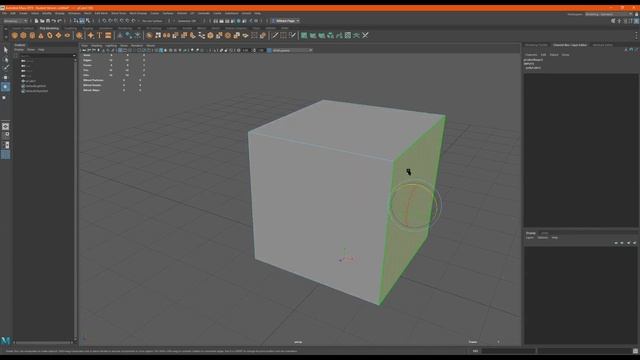 Autodesk Maya Object Components (vertices (Points), Edges, Faces) смотреть онлайн