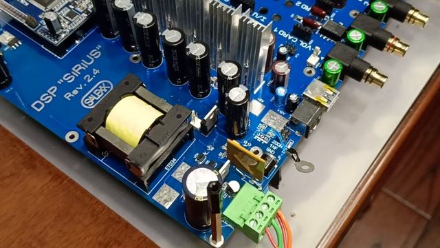 Платы ЦАП и выхлопа DSP 