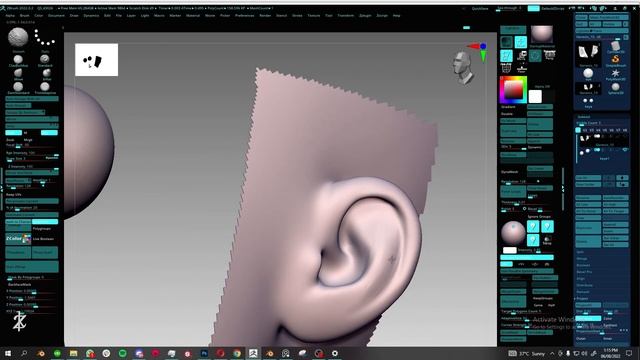 how to create stylized character speedthrough |Part 1 |sculpting| ZBrush |Blender tutorial смотреть онлайн