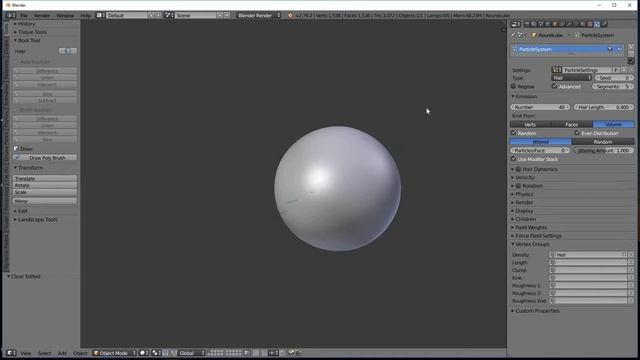 Blender problem with adding hair in particle edit mode смотреть онлайн