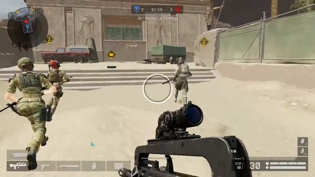 Warface: рм с тимой на рм с 3ря_ты_так , мастер_чив, ворон, смотреть онлайн