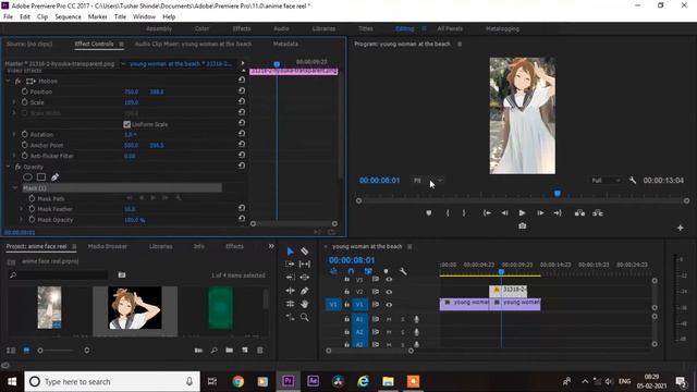 ANIME FACE Flash Warning Effect In Premiere Pro смотреть онлайн