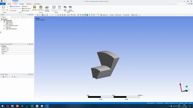 ANSYS Meshing Tutorial | Axisymmetric Mesh with Sweep Method for Periodic Boundary Conditions смотреть онлайн