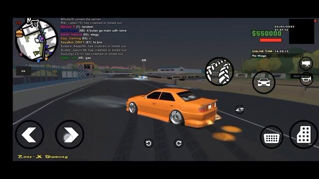 FR Legends mod map kensai night drifting /gta sa multiplayer mobile💪 смотреть онлайн