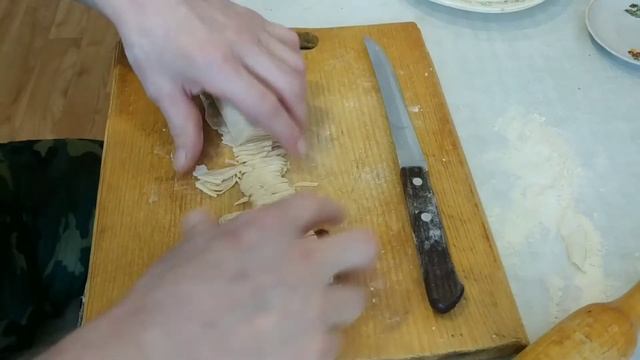 Суп с домашней лапшой