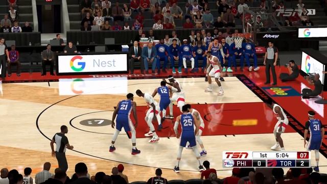 NBA 2K21 PC l Camera Mod Showcase l 76ers vs Raptors смотреть онлайн