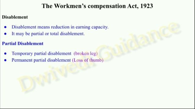 Workmen's Compensation Act 1923, workmen compensation act in hindi, labour welfare law b.com 5th Se смотреть онлайн