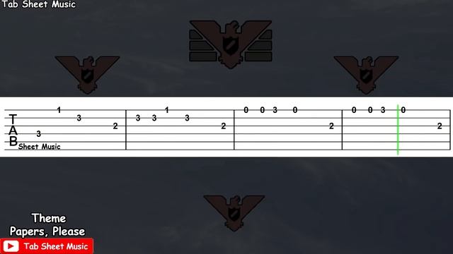 Papers, Please - Theme Song Guitar Tutorial смотреть онлайн