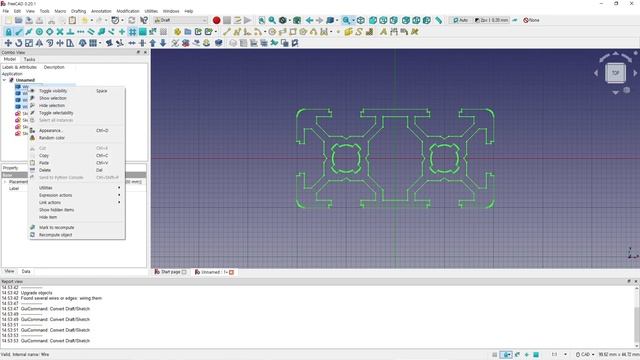 Freecad Import DXF смотреть онлайн