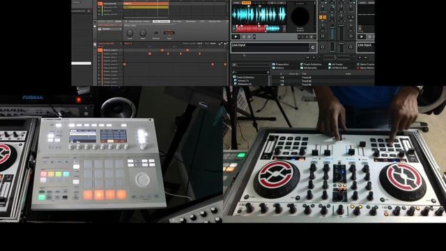 Playing Around With Native Instruments Maschine Studio & The Traktor Kontrol S4 MK1 смотреть онлайн
