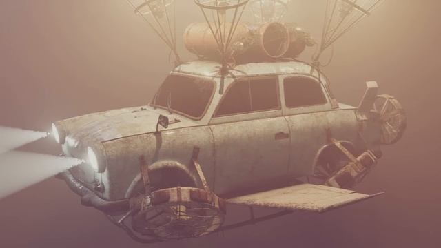 Flying Trabant - Blender 2.8 EEVEE Showcase смотреть онлайн
